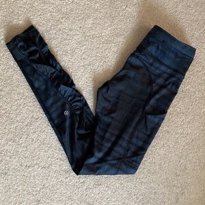 Lululemon blue and black leggings